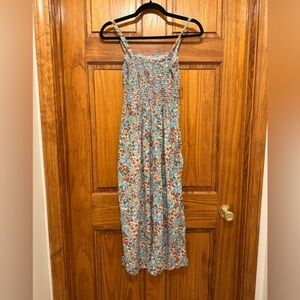 Bebop Floral Smocked Maxi Dress